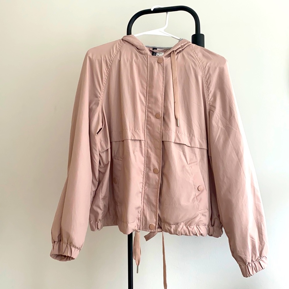 Light pink H&M bomber/windbreaker